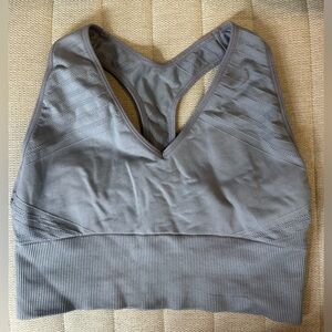Gray Women's sports bra